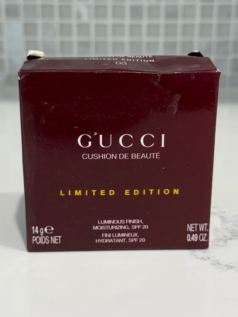 Gucci NEW Limited Edition Luminous Finish Moisturizing, SPF 20 MSRP $85